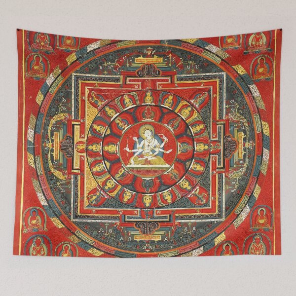 Item preview, Mandala 142 Crested Tara Thirty Three Deity designed and sold by GuyBlank.