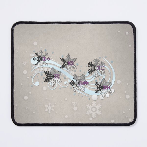 Item preview, Demisexual Pride Flag Colored Snowflakes and Winter Vector designed and sold by LiveLoudGraphic.