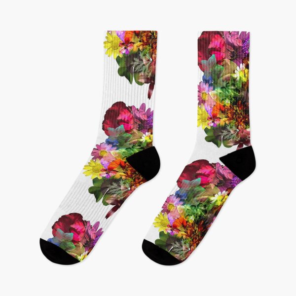 Item preview, Colorful flower mix white designed and sold by TheSpaceShip.