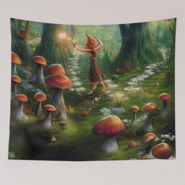 Item preview, Fairytale village - Fantasy dream designed and sold by Monkyra.