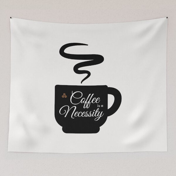 Item preview, Coffee is a Necessity designed and sold by foxforce.