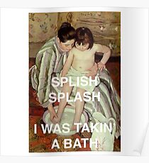 Mary Cassatt Taking a Bath Poster