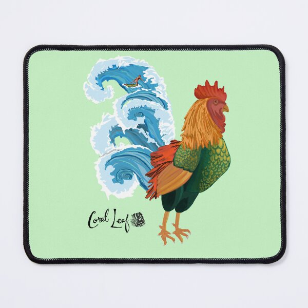 Item preview, Ruffled Waves of Rooster designed and sold by Coralleafdesign.