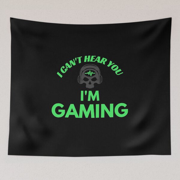 Item preview,  I Can't Hear You I'm Gaming designed and sold by El-kournafi.