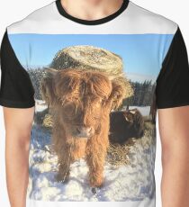 Scottish Highland Cattle Calves 1340 Graphic T-Shirt