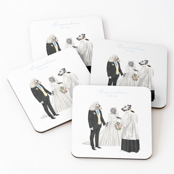 Item preview, Dotty Dog Marriage Ceremony Wedding designed and sold by Annalisa-Jones.