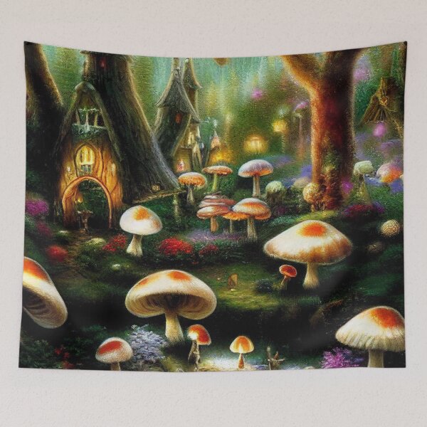 Item preview, Fairytale village - Fantasy dream designed and sold by Monkyra.