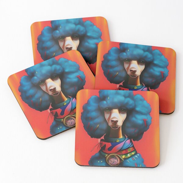Item preview, Pop art dog a cute poodle designed and sold by CattlettArt.