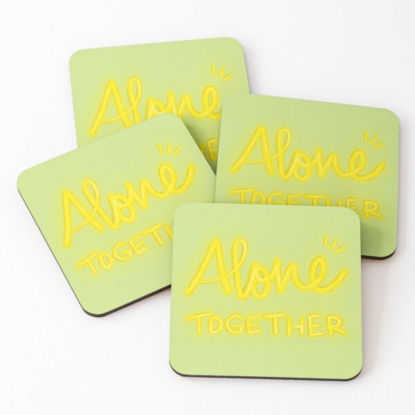 Item preview, Alone Together Neon designed and sold by abigailbdesign.
