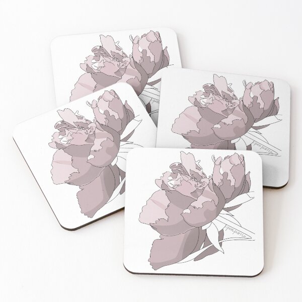Item preview, Peony in Pale Pink designed and sold by PenParrie.