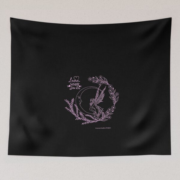 Item preview, Lavander on black Fairy Positive Affirmation designed and sold by PalomaHealing24.