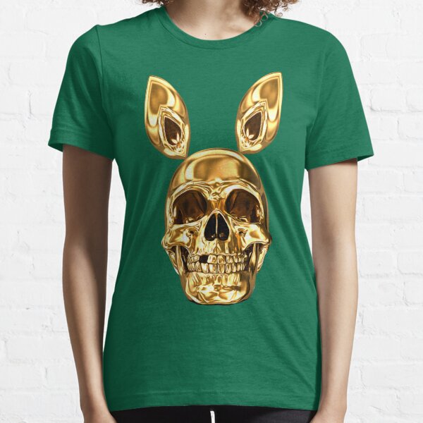 Golden Magic SKULL Rabbit | Missing Tooth Acid Bunny Skull Psychedelic POPART & Design by Tyler Tilley (tiger picasso) Essential T-Shirt
