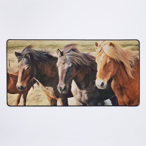 Aperçu de l'œuvre  Beaux chevaux sur le ranch créée et vendue par TheAnimalZ00.