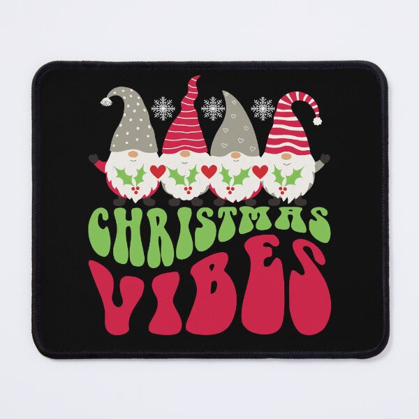 Item preview, Christmas vibes - retro gnomes designed and sold by EvergreenWhimsy.