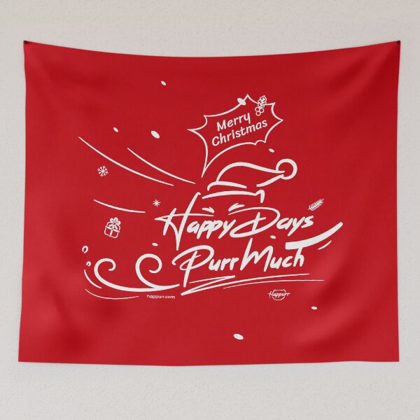 Item preview, christmas sleigh cat designed and sold by Happurr.