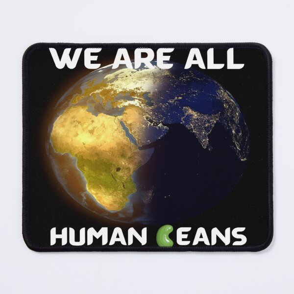 Item preview, WE ARE ALL HUMAN BEANS - WE ARE ALL HUMAN - GLOBE designed and sold by ArtzandDesignz.