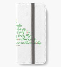 Hollyoaks Characters Christmas Tree iPhone Wallet/Case/Skin