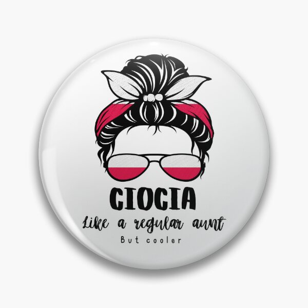 Artikelvorschau, Ciocia Lustige polnische Tante Messy Bun Polen-Flagge entworfen und verkauft von cvt01.