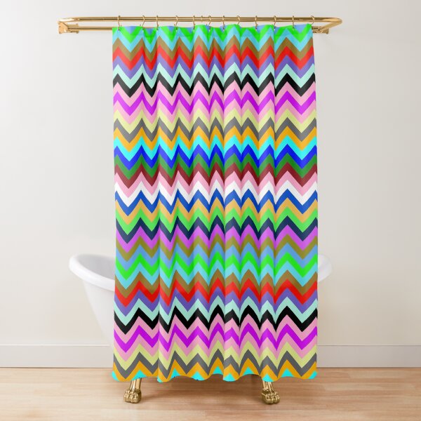 Item preview, Alt multicolour Zig Zag Retro Mod pattern designed and sold by ModSupporters.