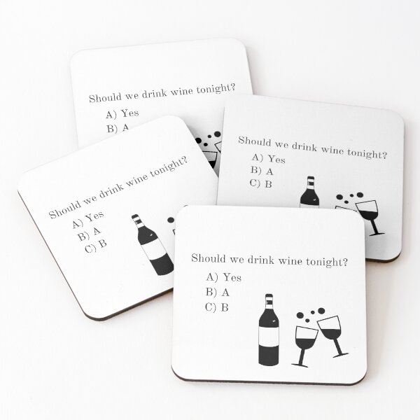 Item preview, Should We Drink Wine Tonight?  designed and sold by LadyKandis.