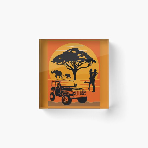 Artikelvorschau, Sonnenuntergang über der Serengeti in Tansania, Afrika entworfen und verkauft von Knoosh68.