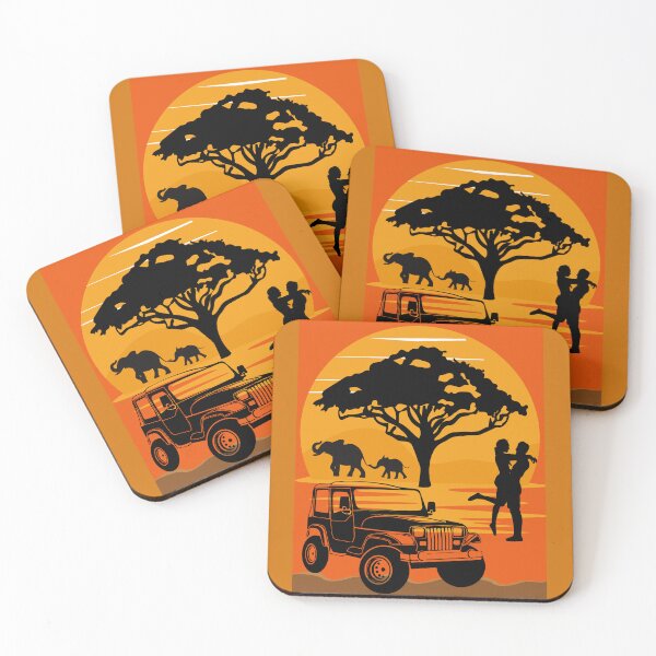 Item preview, Sunset over Serengeti in Tanzania, Africa  designed and sold by Knoosh68.