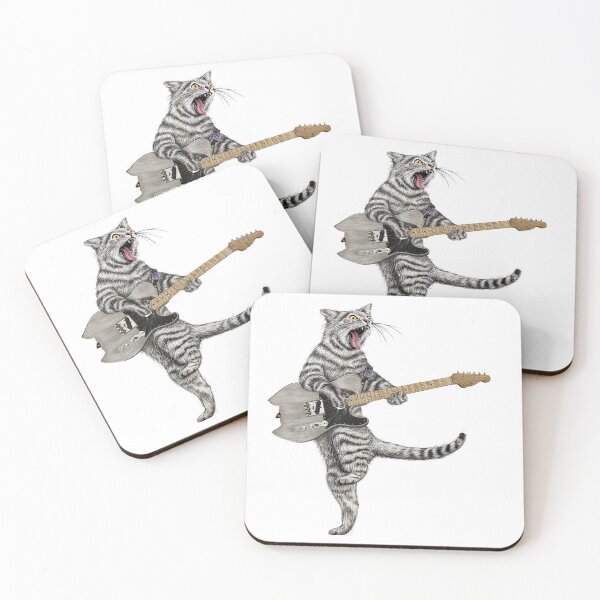 Item preview, Buskers the Electric Guitar Cat designed and sold by oz10.
