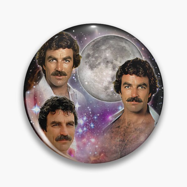 Item preview, Tom Selleck - Original Fan Art 80s Aesthetic designed and sold by AestheticNow.