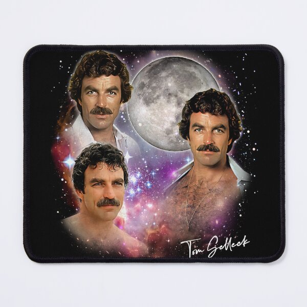 Item preview, Tom Selleck - Original Fan Art 80s Aesthetic designed and sold by AestheticNow.