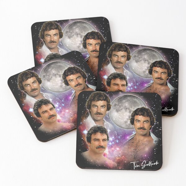 Item preview, Tom Selleck - Original Fan Art 80s Aesthetic designed and sold by AestheticNow.