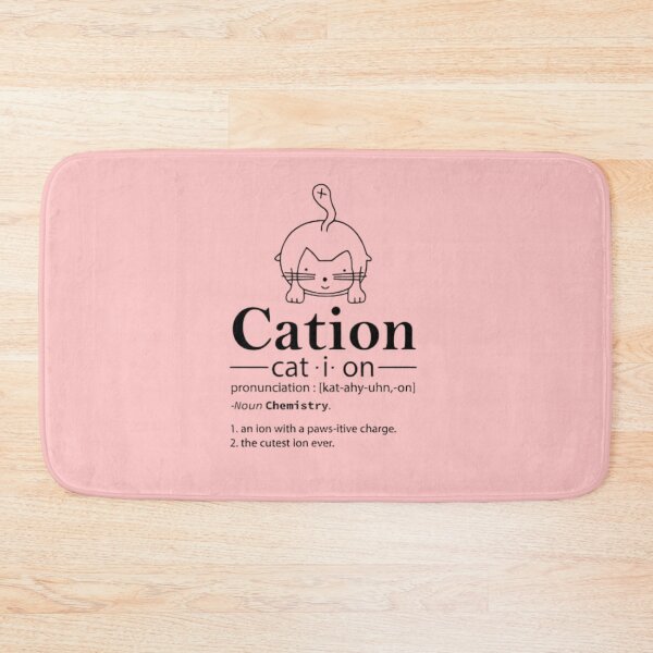 Item preview, Cation Funny Cat Ion Science Pawsitive Pun Chemistry designed and sold by FirnandArt.