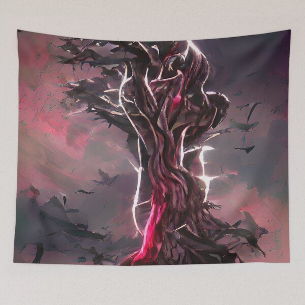 Item preview, Lightning Into The Tree | Artificial Inteligence Generated Art designed and sold by AllAboutAI.