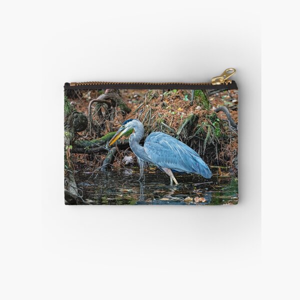 Item preview, Great Blue Heron Catches a Small Fish designed and sold by ShorelineImages.