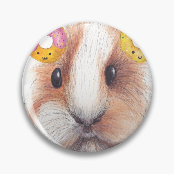 Item preview, Guinea Pig with donut ears designed and sold by sarahkeenan.