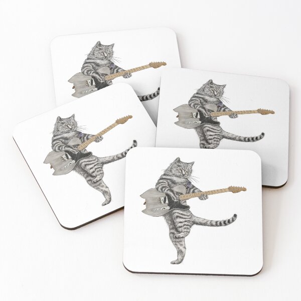 Item preview, Buskers the Electric Guitar Cat Solo designed and sold by oz10.
