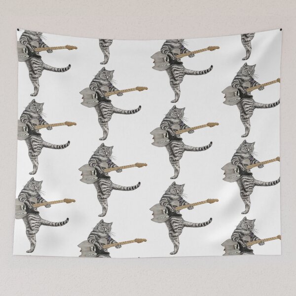 Item preview, Buskers the Electric Guitar Cat Solo designed and sold by oz10.