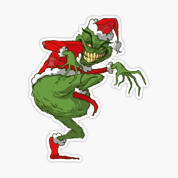 Grinch Squad Sticker for Sale by ELTRONOLE