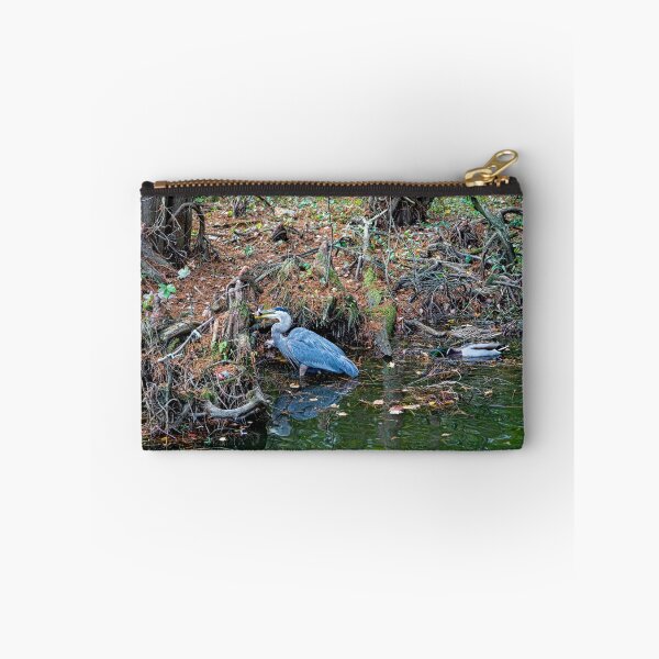Item preview, Great Blue Heron Fishing Big Bethel Reservoir designed and sold by ShorelineImages.