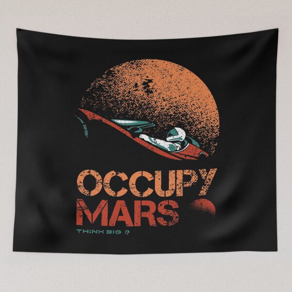 Item preview, Occupy Mars Elon Musk Tesla roadster  designed and sold by etraveler.