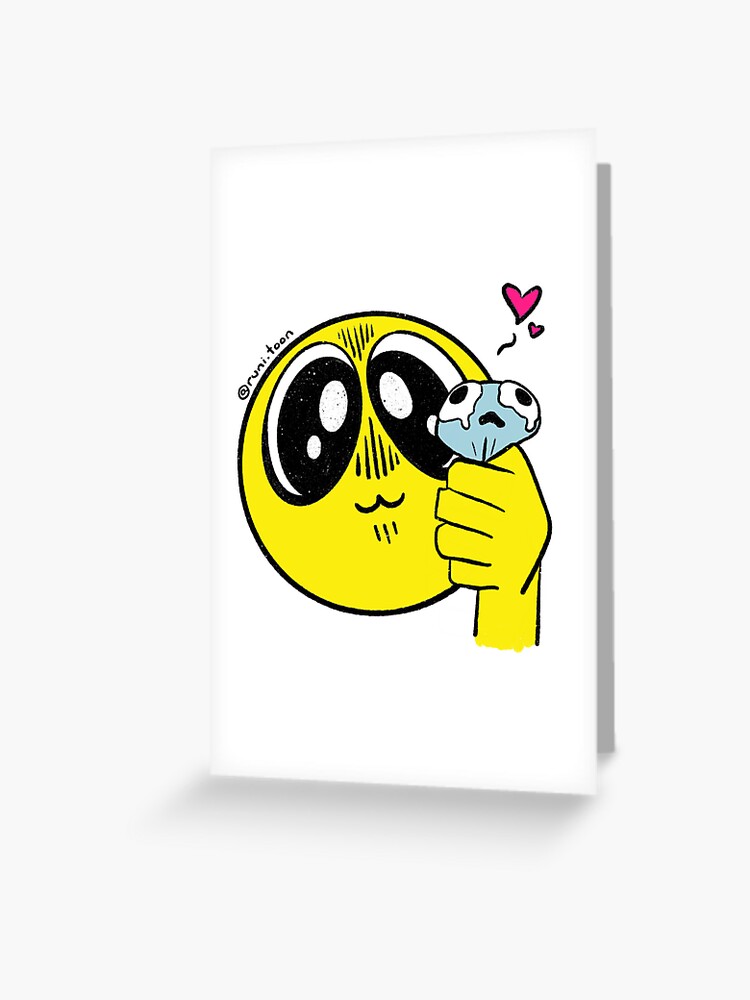 Cursed Emoji (Painted) | Greeting Card