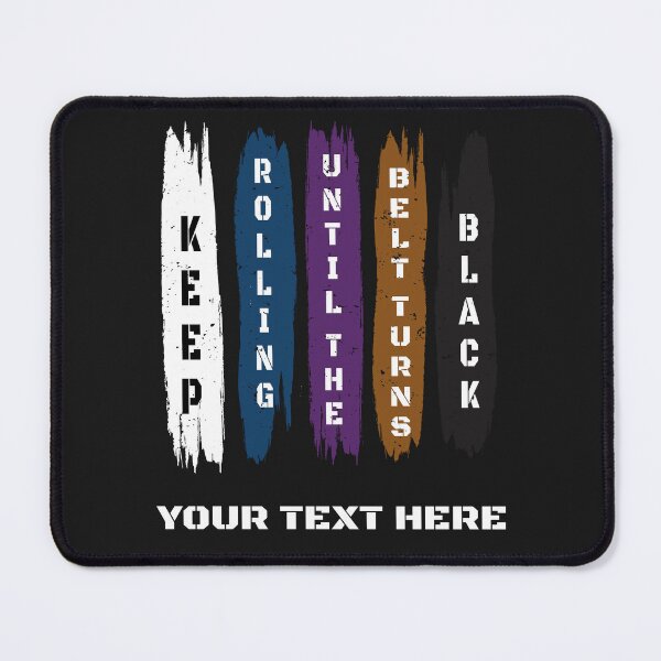 Item preview, Brazilian Jiu Jitsu Gift - Keep Rolling Black Belt BJJ - Funny Jiujitsu Gift Lover designed and sold by Run to Creations.