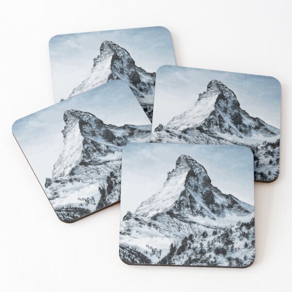 Item preview, Matterhorn Mountain Switzerland Zermatt, Matterhorn Mountain Swiss Alps, Zermatt Town Matterhorn Oil Paint, Switzerland Highest Peak designed and sold by Paintcorner.
