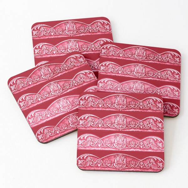 Item preview, Red Acanthus and Filigree  designed and sold by Anthony Seeker.