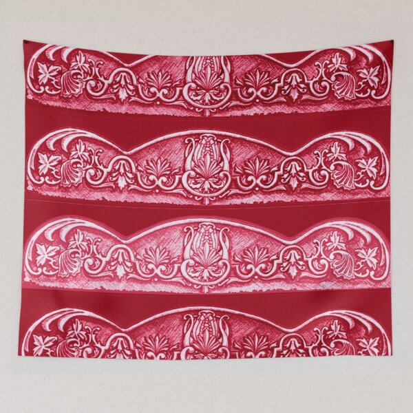 Item preview, Red Acanthus and Filigree  designed and sold by Anthony Seeker.