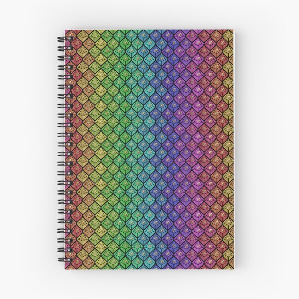 Item preview, Rainbow d10 Pattern designed and sold by ianablakeman.