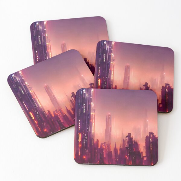 Item preview, Cyberpunk city Red designed and sold by 7infernus.
