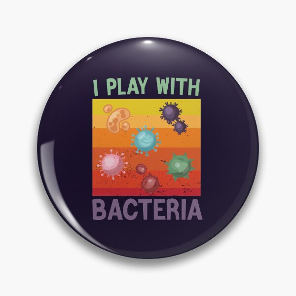 Item preview, I Play With Bacteria for Microbiologist Vintage Bacteria gift designed and sold by Sarah38.