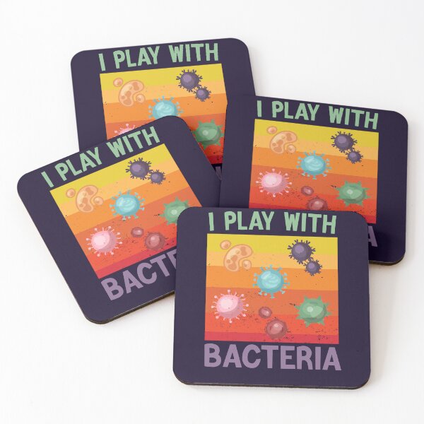 Item preview, I Play With Bacteria for Microbiologist Vintage Bacteria gift designed and sold by Sarah38.