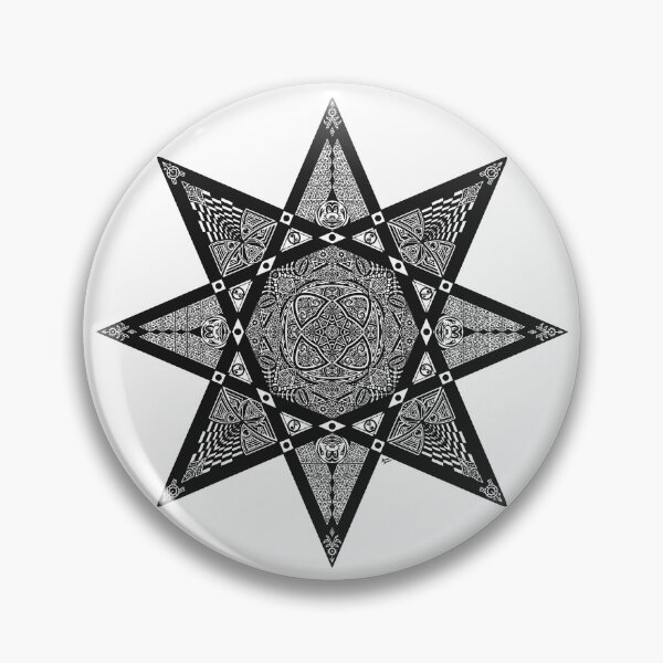 Item preview, Tribal star mandala designed and sold by DomaDoma.
