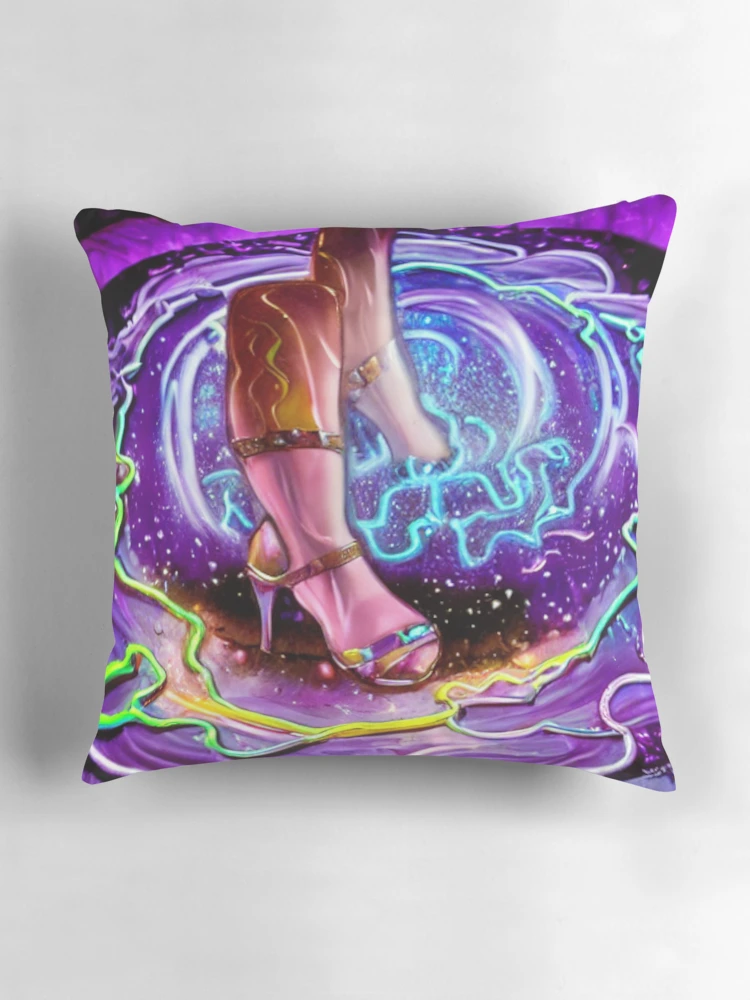 Imagen 3 de 4, Cojín con la obra Psychedelic Disco, diseñada y vendida por Sub-Ruminations.